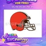 Free Brown Helmet Free Sport Logos Cleveland Free SVG - Instant Download