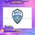 Free Denver Nuggets Shield Free Pickaxe Basketball Sport Logos Free SVG - Instant Download