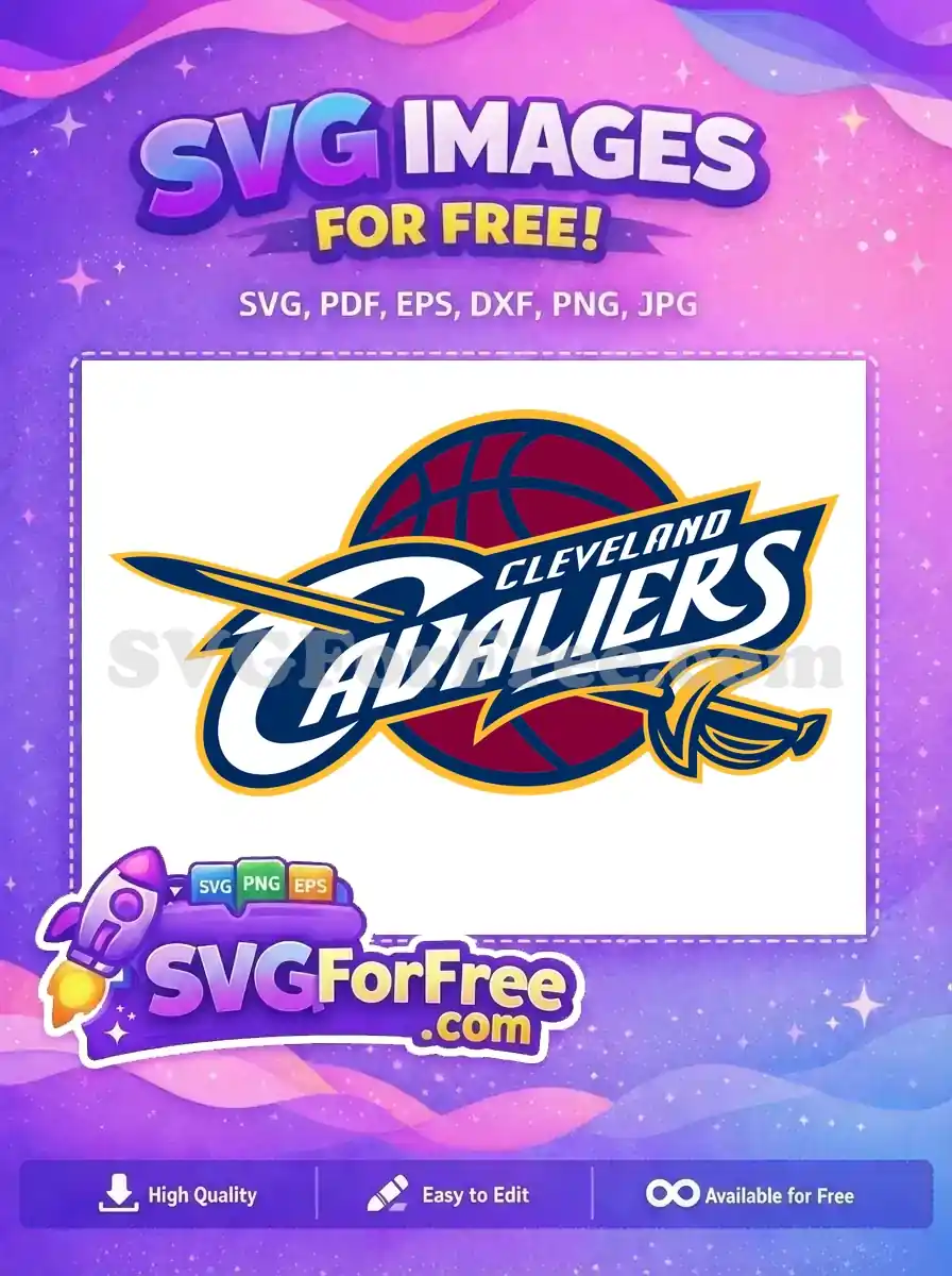 Free Basketball Logo Free Sword Design Cleveland Free SVG