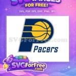 Free Navy Blue Free Yellow Basketball Indiana Pacers Free SVG - Instant Download