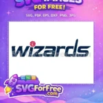 Free Navy Blue Wizards Free Red Ball Sport Free SVG - Instant Download