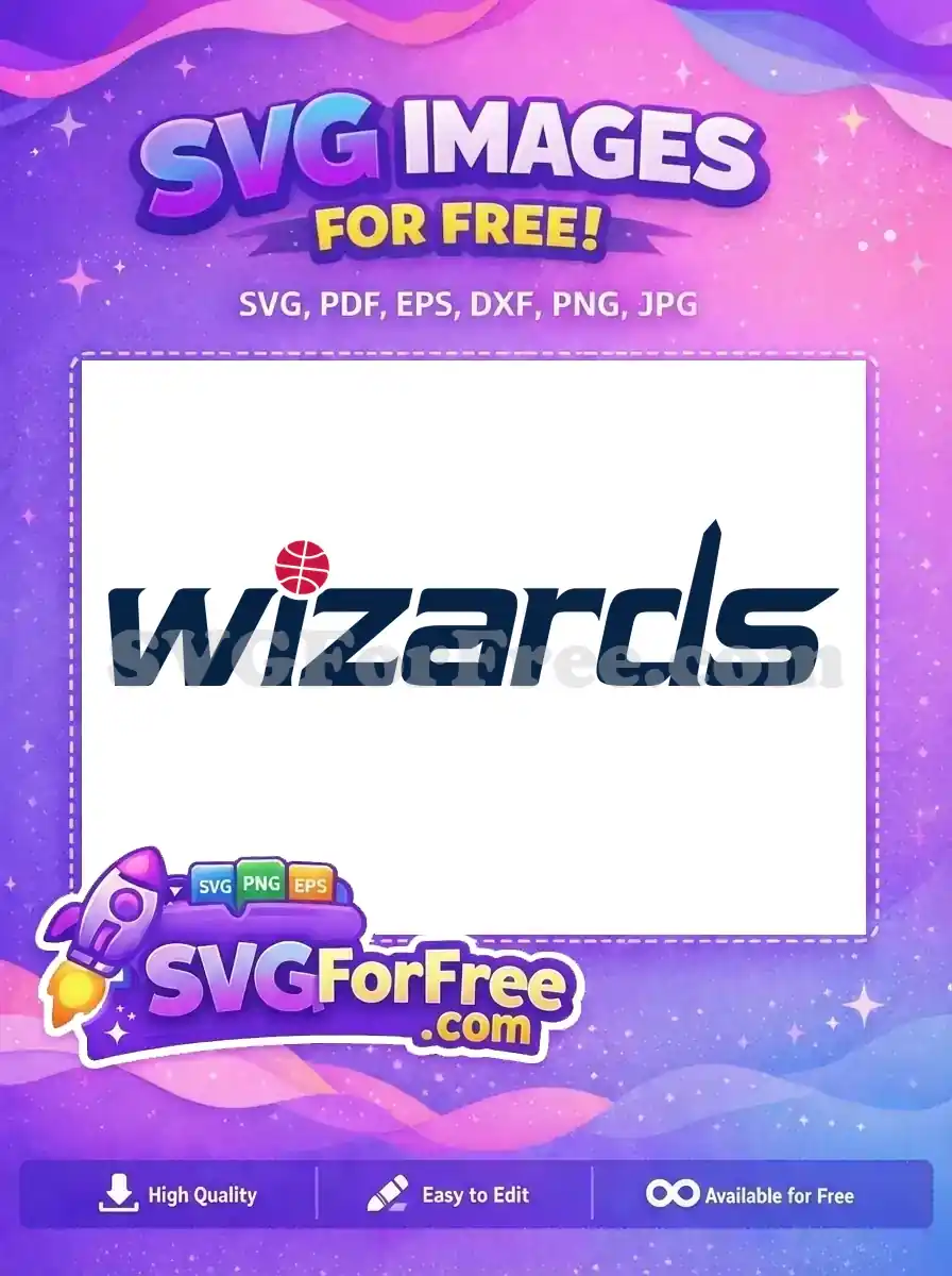 Free Navy Blue Wizards Free Red Ball Sport Free SVG