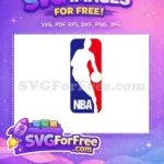 Free NBA Player Silhouette Free Red Blue Sport Free SVG - Instant Download
