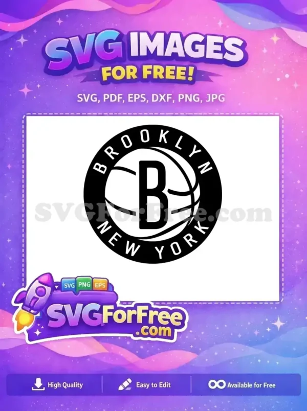 Free Brooklyn Nets Free Basketball Team Sport Free SVG