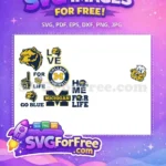 Free Wolverine Mascot Free Football Helmet Michigan Free SVG 2 - Instant Download