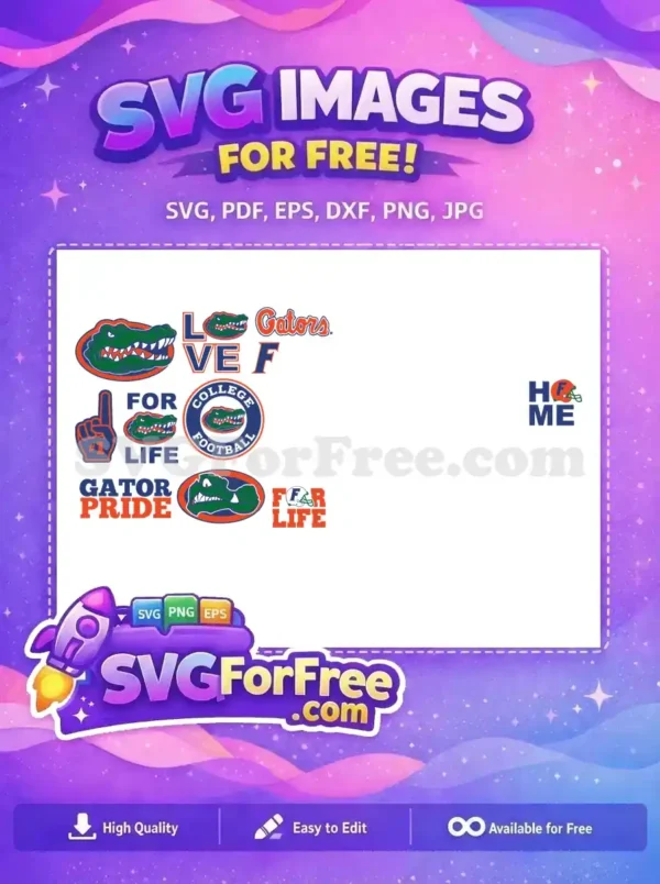 Free Gator Pride Free College Football Home Free SVG Free Gator Pride Free College Football Home Free SVG