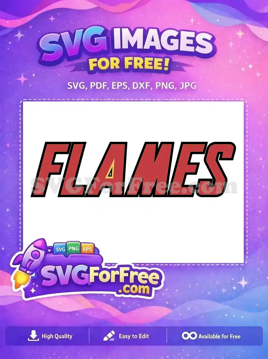 Free Flames Red Gold Free Sport Logos Free SVG