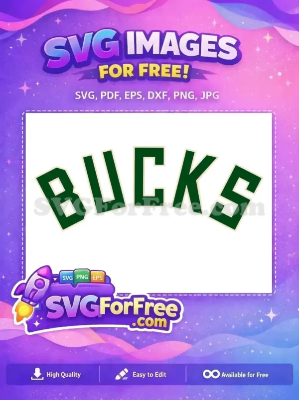 Free Green Bucks Logo Free Sport Team Free SVG