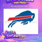 Free Blue Buffalo Free Red Stripe Sport Logos Free SVG - Instant Download