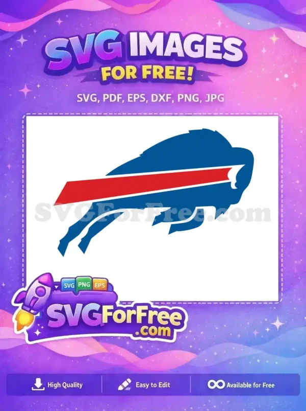 Free Blue Buffalo Free Red Stripe Sport Logos Free SVG