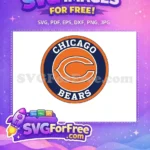 Free Orange Navy Free Chicago Bears Free SVG - Instant Download