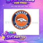 Free Denver Broncos Logo Free Horse Profile Sport Free SVG - Instant Download