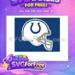Free Blue Horseshoe Free Helmet Sport Logos Free SVG - Instant Download