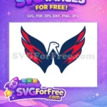 Free Eagle Wings Free Red Lightning Washington Free SVG - Instant Download