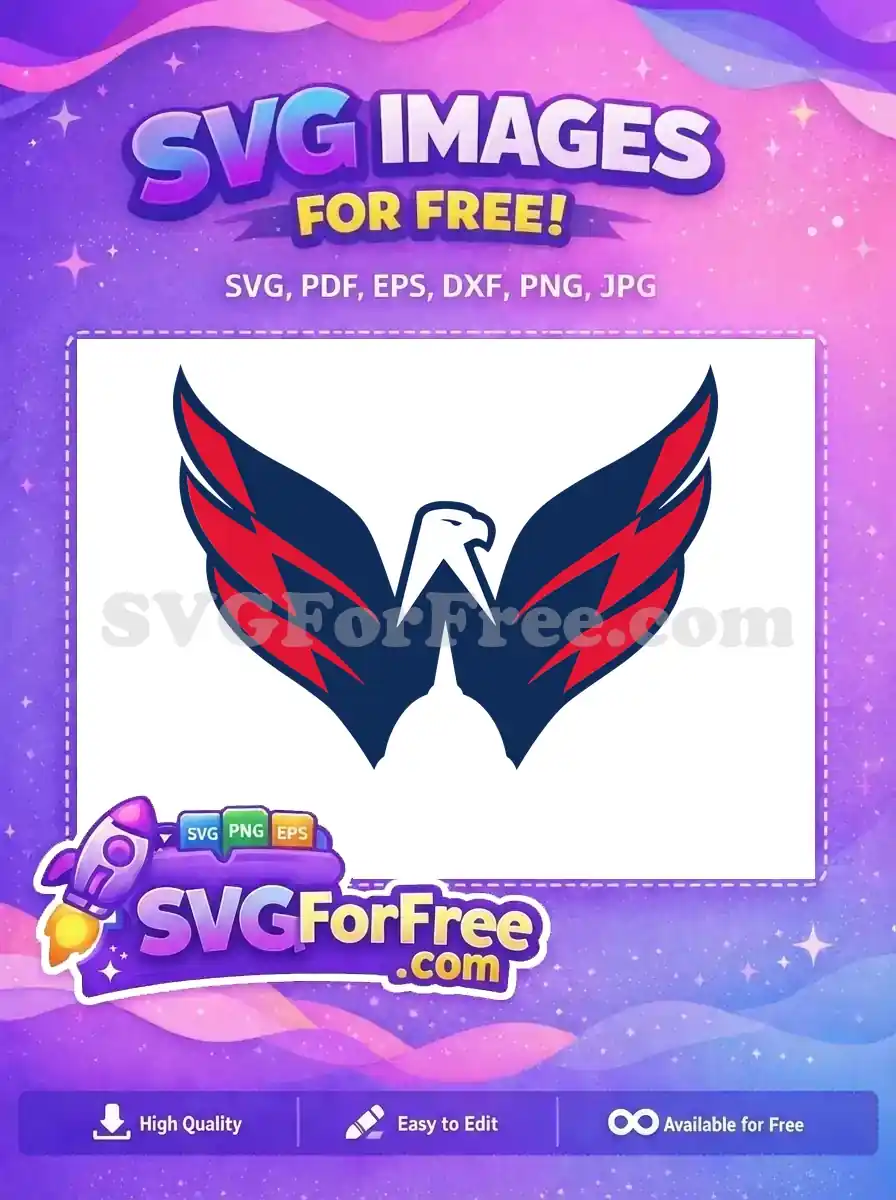 Free Eagle Wings Free Red Lightning Washington Free SVG