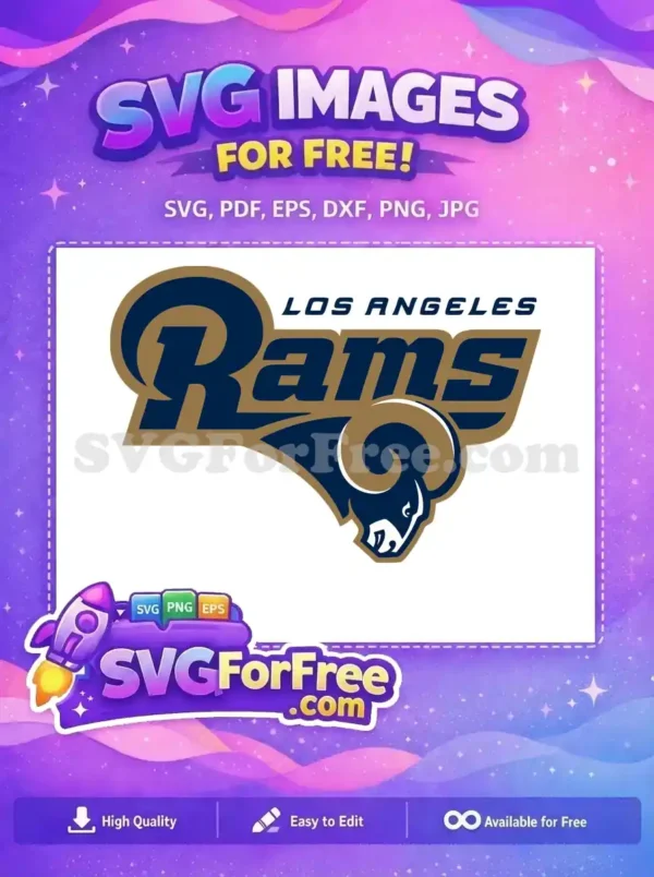 Free Los Angeles Rams Free NFL Team Sport Free SVG