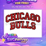 Free Chicago Bulls Red Free Sport Logos Free SVG - Instant Download