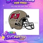 Free Brown Helmet Free Skull Swords Tampa Free SVG - Instant Download