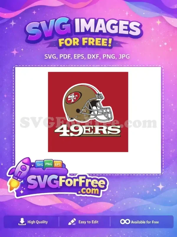 Free Brown Helmet Free Silver Grid San Francisco Free SVG