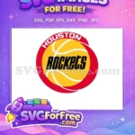 Free Houston Rockets Logo Free Basketball Sport Free SVG - Instant Download