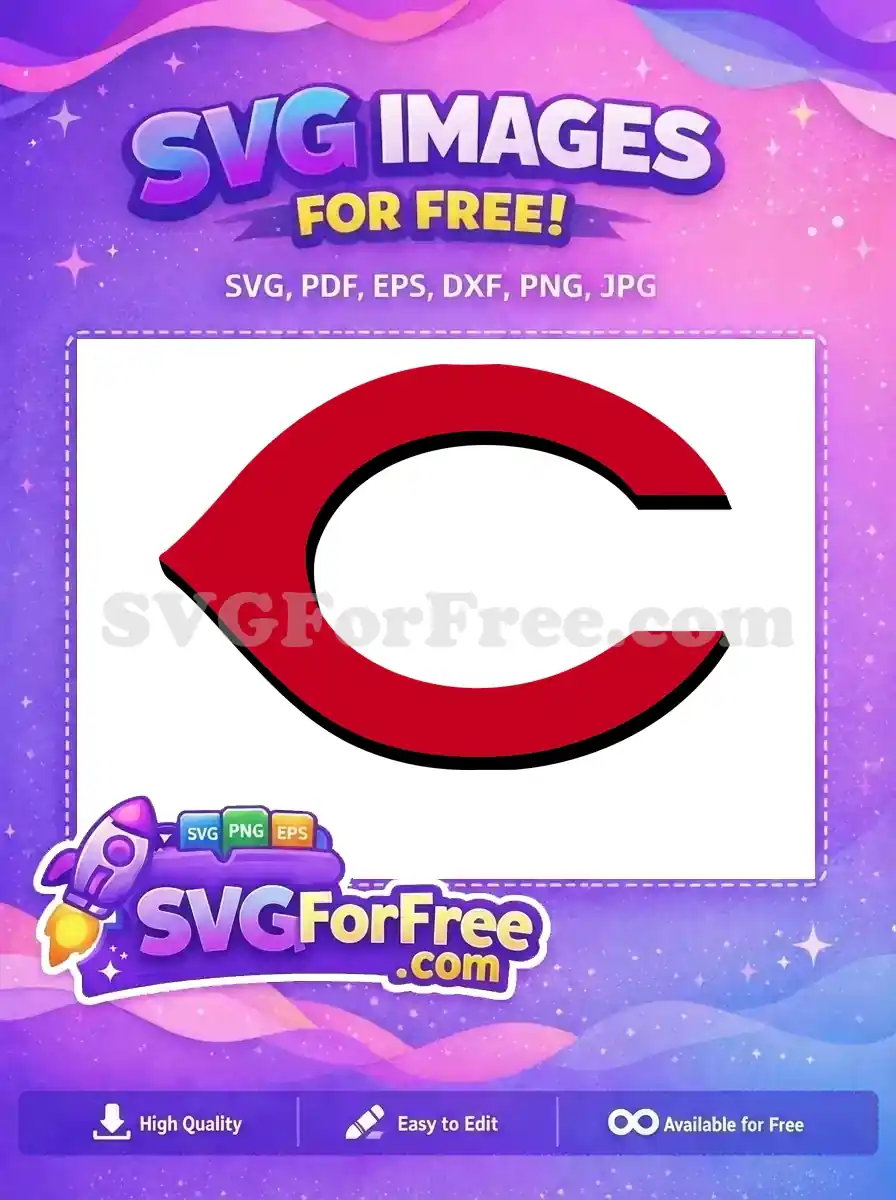 Free Red Letter C Free Sport Logos Free SVG 1