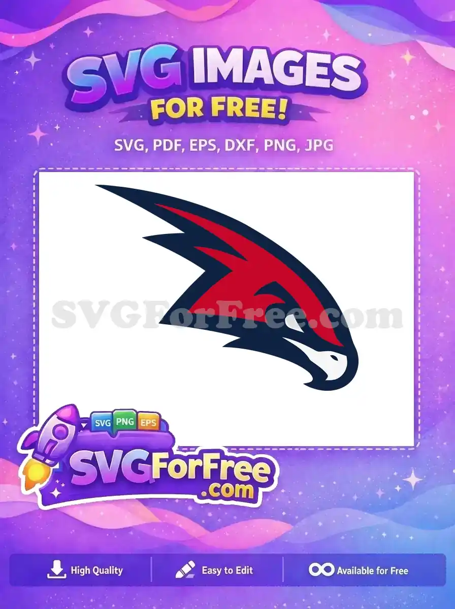 Free Red Crested Free Navy Eagle Sport Logos Free SVG