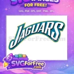 Free Teal Jaguars Free Gold Trim Sport Logos Free SVG - Instant Download