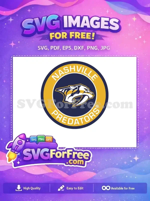 Free Nashville Predators Logo Free Sport Logos Free SVG