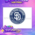 Free Navy Ball Free San Diego Padres Logo Free SVG - Instant Download