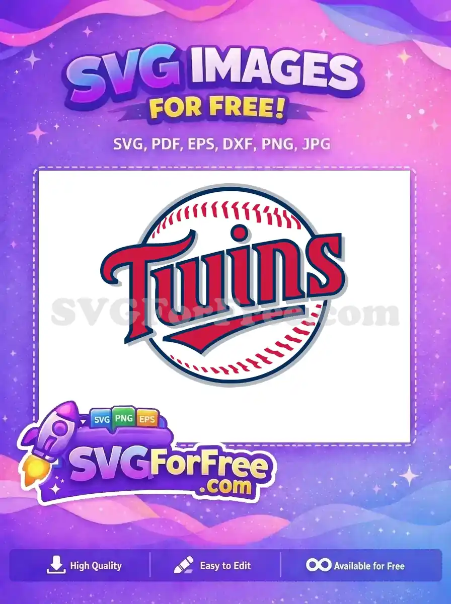 Free Red Twins Logo Free Sport Logos Free SVG