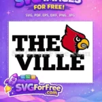 Free Red Cardinal Mascot Free The Ville Sport Free SVG - Instant Download