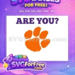Free Orange Paw Free Clemson Tigers Sport Logos Free SVG 2 - Instant Download