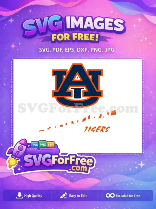 Free Auburn Tigers Logo Free Sport Logos Free SVG