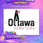 Free Black Ottawa Tower Free Maple Leaf Senators Free SVG - Instant Download
