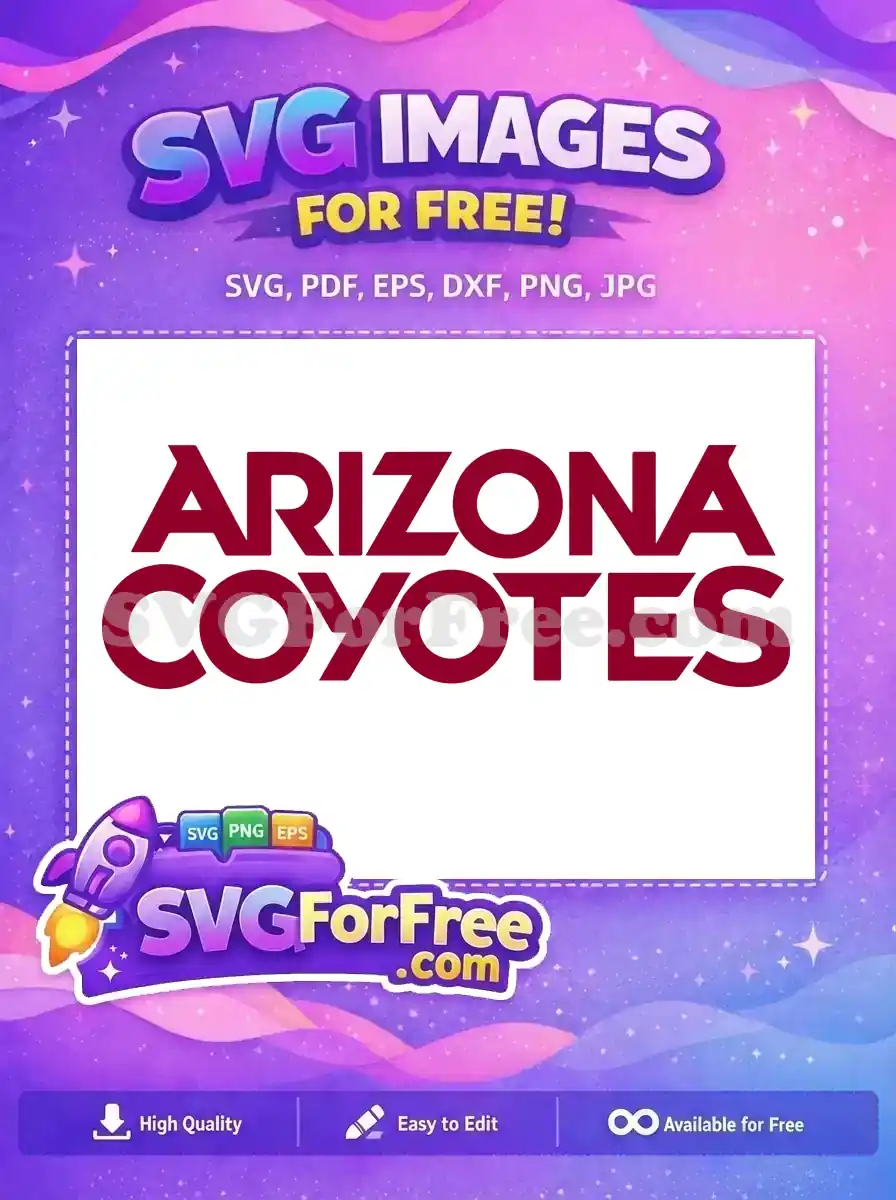 Free Arizona Free Coyotes Sport Logos Free SVG 2