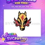 Free Fiery Eyes Free Flaming Mane Sport Logos Free SVG - Instant Download