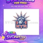 Free NY Rangers Free Hockey Sport Logos Free SVG - Instant Download