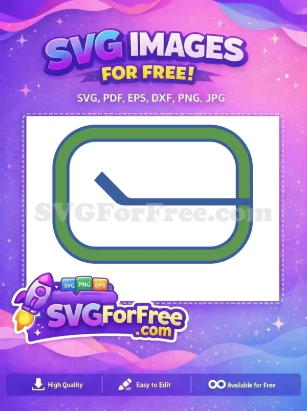 Free Hockey Stick Logo Free Sport Team Vancouver Free SVG