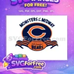Free Orange Navy Logo Free Chicago Bears Monsters Free SVG - Instant Download