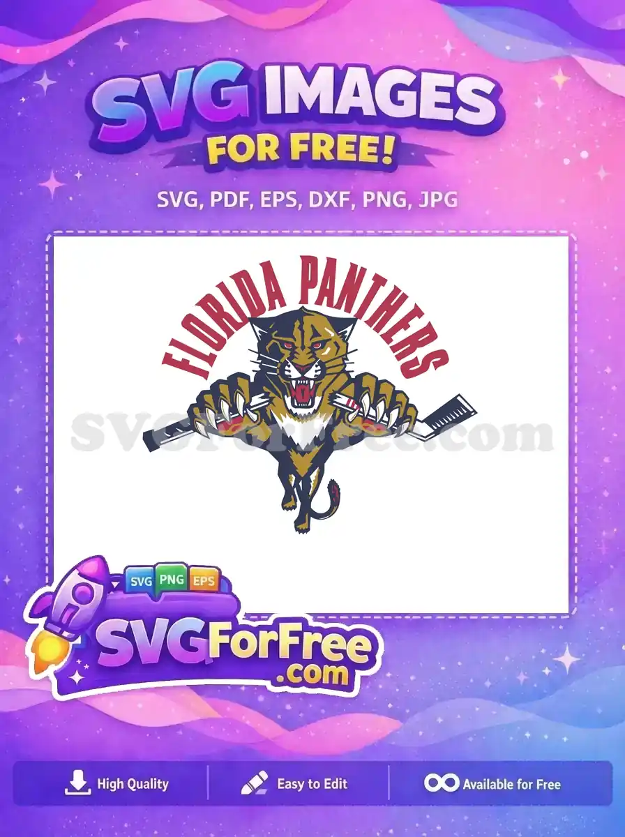 Free Red Eyes Free Hockey Sticks Florida Panthers Free SVG