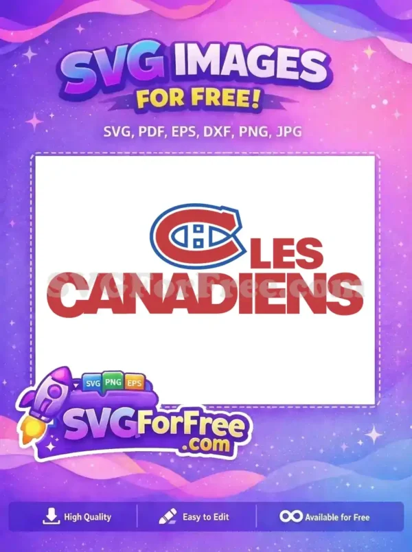 Free Montreal Canadiens Logo Free NHL Team Sport Free SVG 2