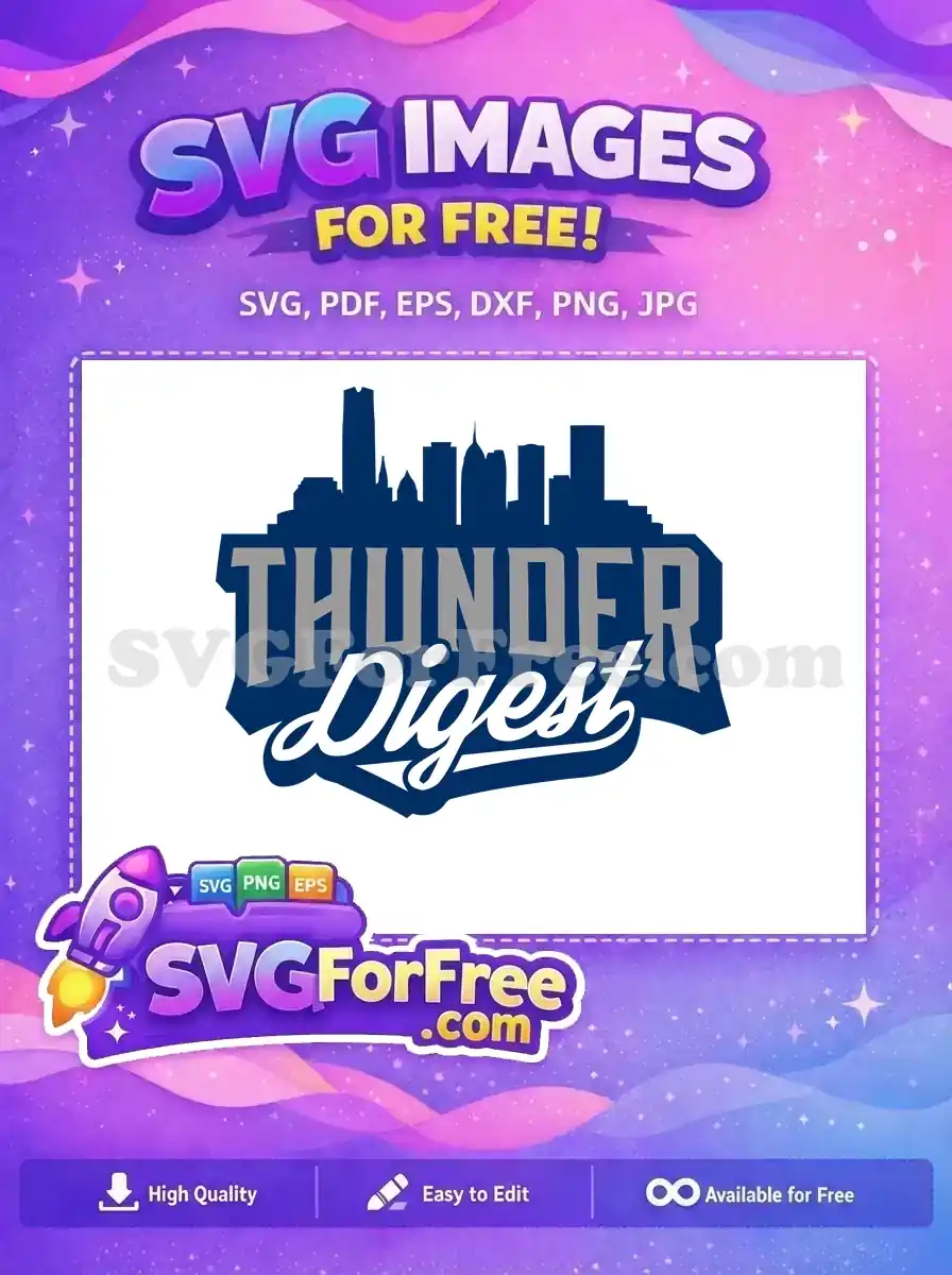 Free Gray Thunder Free Digest Skyline Sport Free SVG