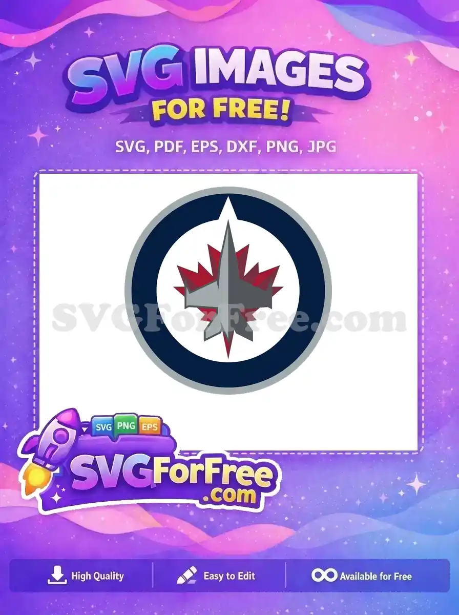 Free Blue Mapleleaf Jet Free Sport Logos Free SVG