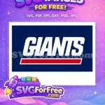 Free White Giants Free Red Stripe Sport Free SVG - Instant Download