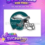Free Teal Helmet Free Winged Eagles Sport Free SVG - Instant Download