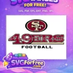 Free SF Logo Free 49ers Football Team Free SVG - Instant Download