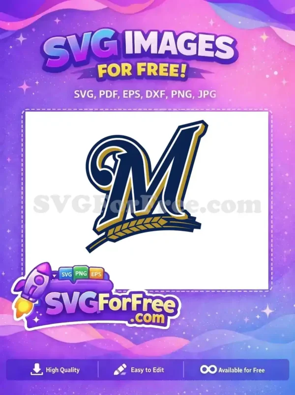 Free Navy Blue Letter Free Wheat Milwaukee Free SVG Free Navy Blue Letter Free Wheat Milwaukee Free SVG