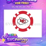 Free Red Gear Free KC Logo Sport Free SVG - Instant Download