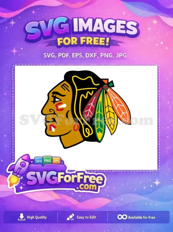 Free Indian Chief Head Free Sport Logos Chicago Free SVG