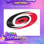 Free Carolina Hurricanes Swirl Free NHL Sport Logos Free SVG - Instant Download